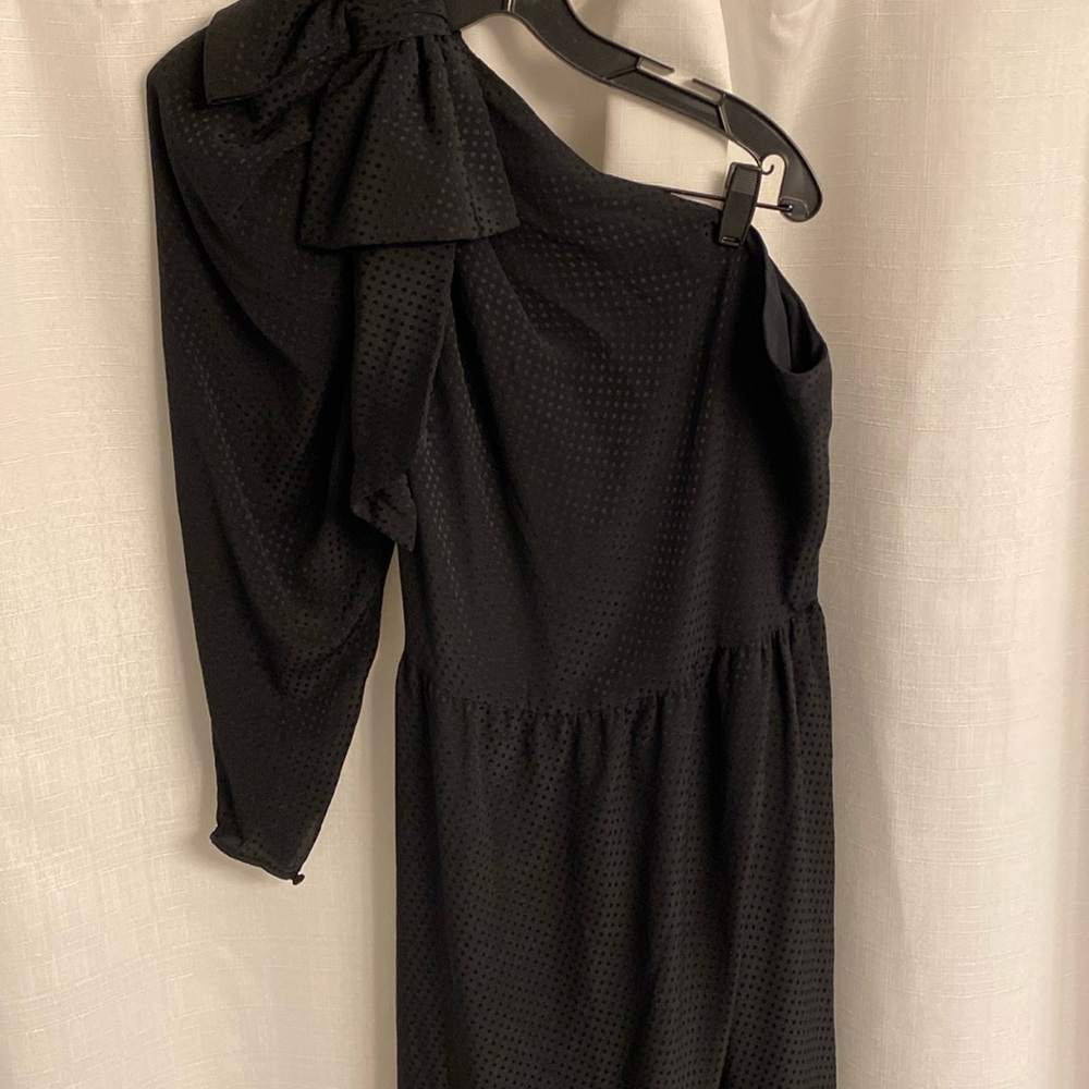 Vintage 1 shoulder silk dress